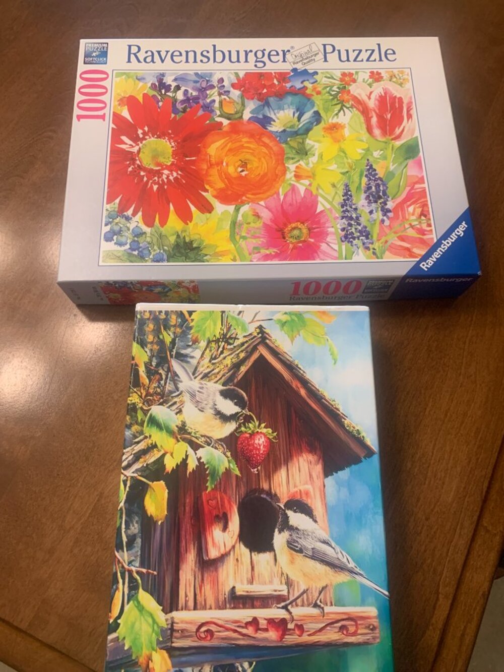 Ravensburger & Craftsman's Spirit 1000 piece jigsaw puzzles set of 2